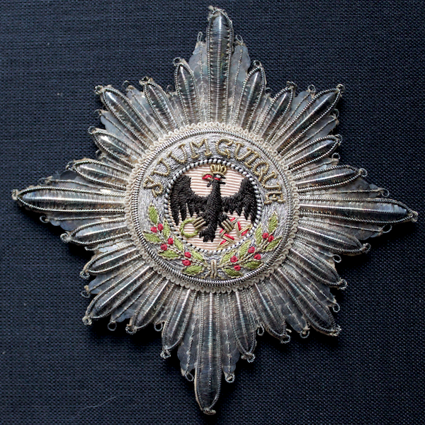 Bruststern Schwarzen Adler Orden Preußen
