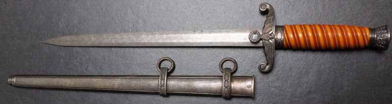 Heeresoffiziersdolch mit Damastklinge